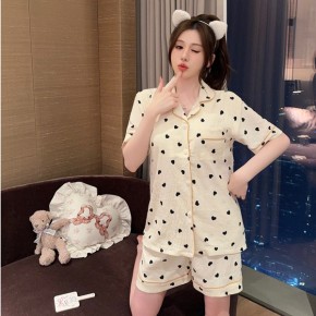 브라프리 반팔 파자마 세트 홈웨어 DS-5143