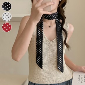 클래식 도트 미니 스카프 ELP-004