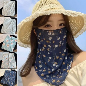 꽃무늬 쉬폰 베일 마스크 ELS-144