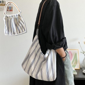 블루 스트라이프 숄더백 ELG-280