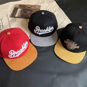 배색 레터링 BROOKLYN 스트릿 스냅백 ELM-309