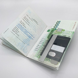 투명 여권 케이스 커버 2P LM-0186