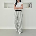 지에르 밴드배색 오버와이드 스트링바지 SD-250520