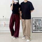 밀키 남녀공용 옆셔링 스트링 와이드바지 SD-250904