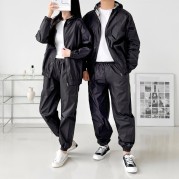 남녀공용 스웨드 땀복 후드집업 운동복 세트 SD-250908