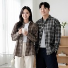 남녀 로에반 체크 남방 셔츠 SD-262024