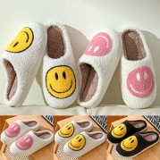 여성 스마일 뽀글이 털안감 슬리퍼 URD-541