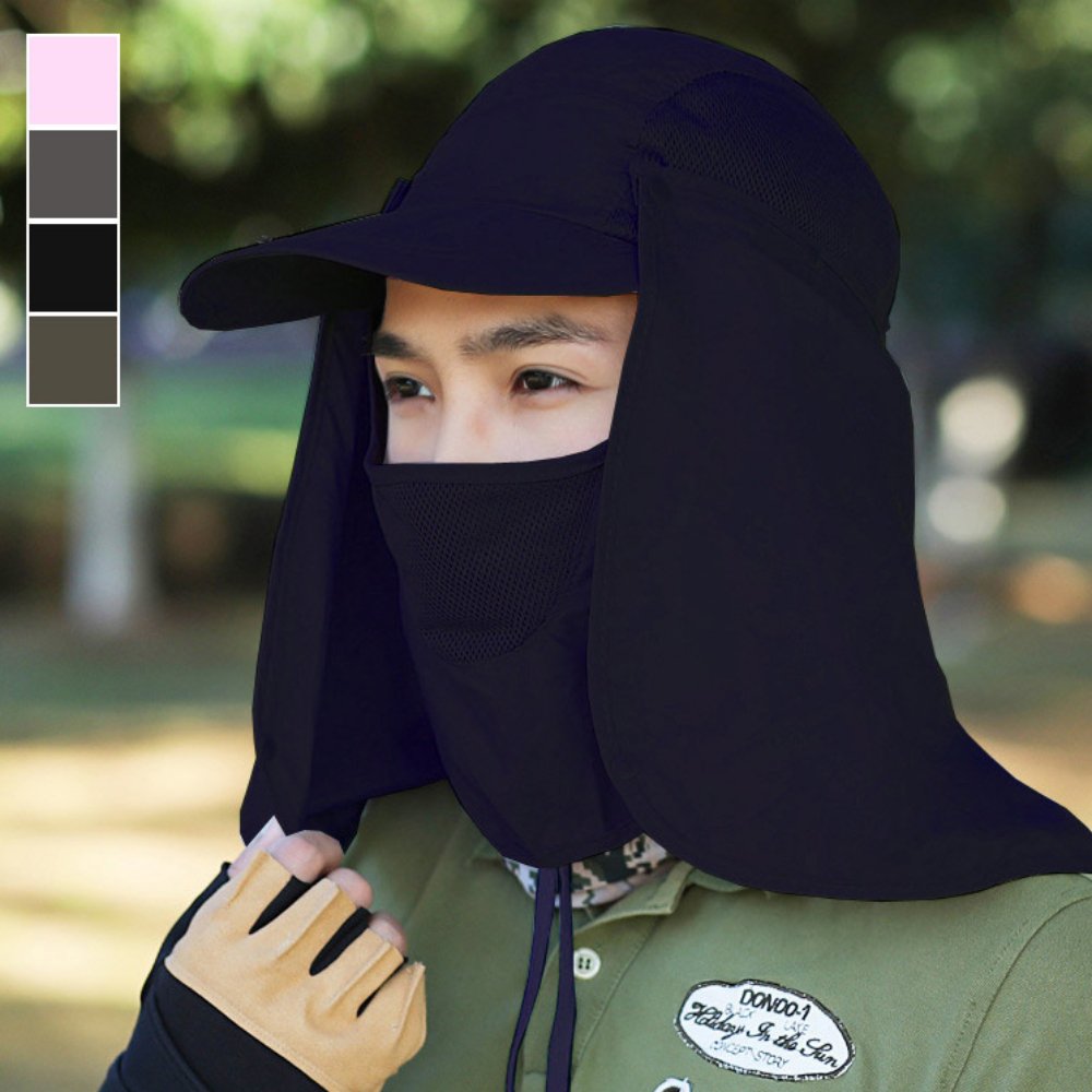 남여공용 얼굴 전체 햇빛 차단 변형 썬캡