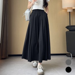여자 A라인 무지 밴딩 스커트 치마 URK-472