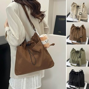 투 포켓 나일론 경량 소재 스트링 크로스백 URK-540